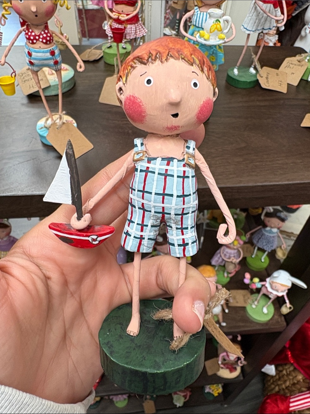 Stuart’s sailboat by Lori Mitchell